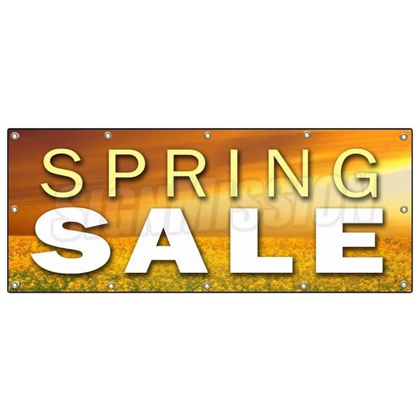SPRING SALE BANNER SIGN store clearance signs huge storewide